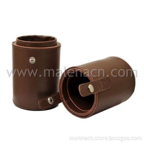 Brown Makeup Brush Holder/ Makeup Brush Jar/Box